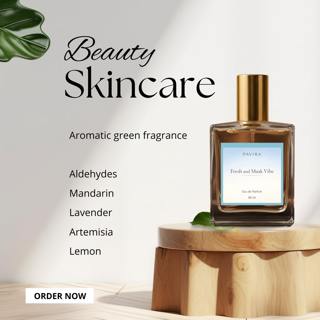 TAMBRID Fresh & Musk VIBE Aromatic Green Luxury Fragrance for Men